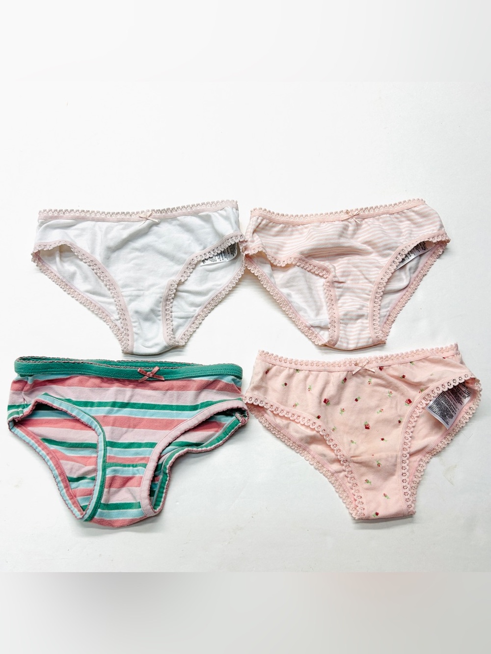 Janie & Jack Matilda Jane Girls' Bikini Underwear Pink Lace Lot Set Bundle